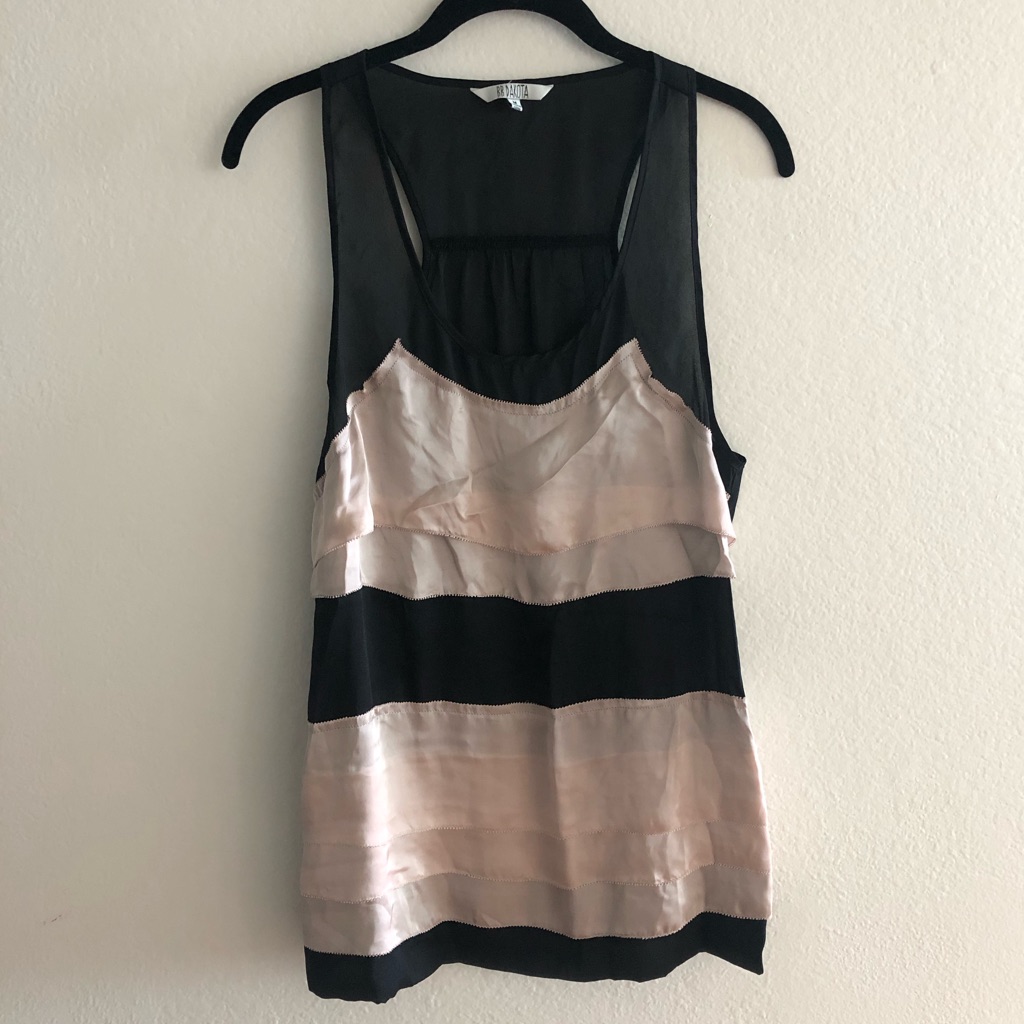 Vintage Bb Dakota Silk/Sheer Top